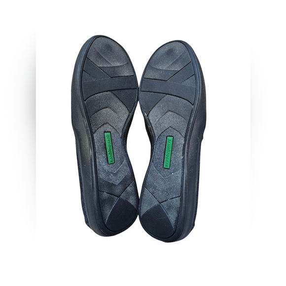 Grasshoppers Women's Black/Charcoal Canvas Slip-On Shoes, Size 7½ - Picture 6 of 7